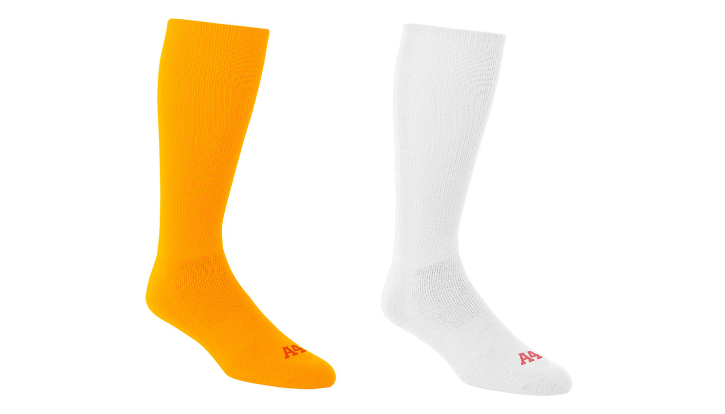 CMS Football GAMEDAY Player Sock Pack (White + Gold)