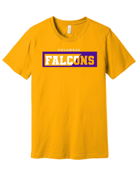 Columbus Middle School Falcons Box Tee