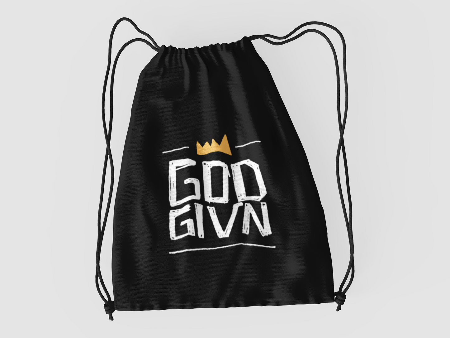 GOD GIVN Drawstring Backpack