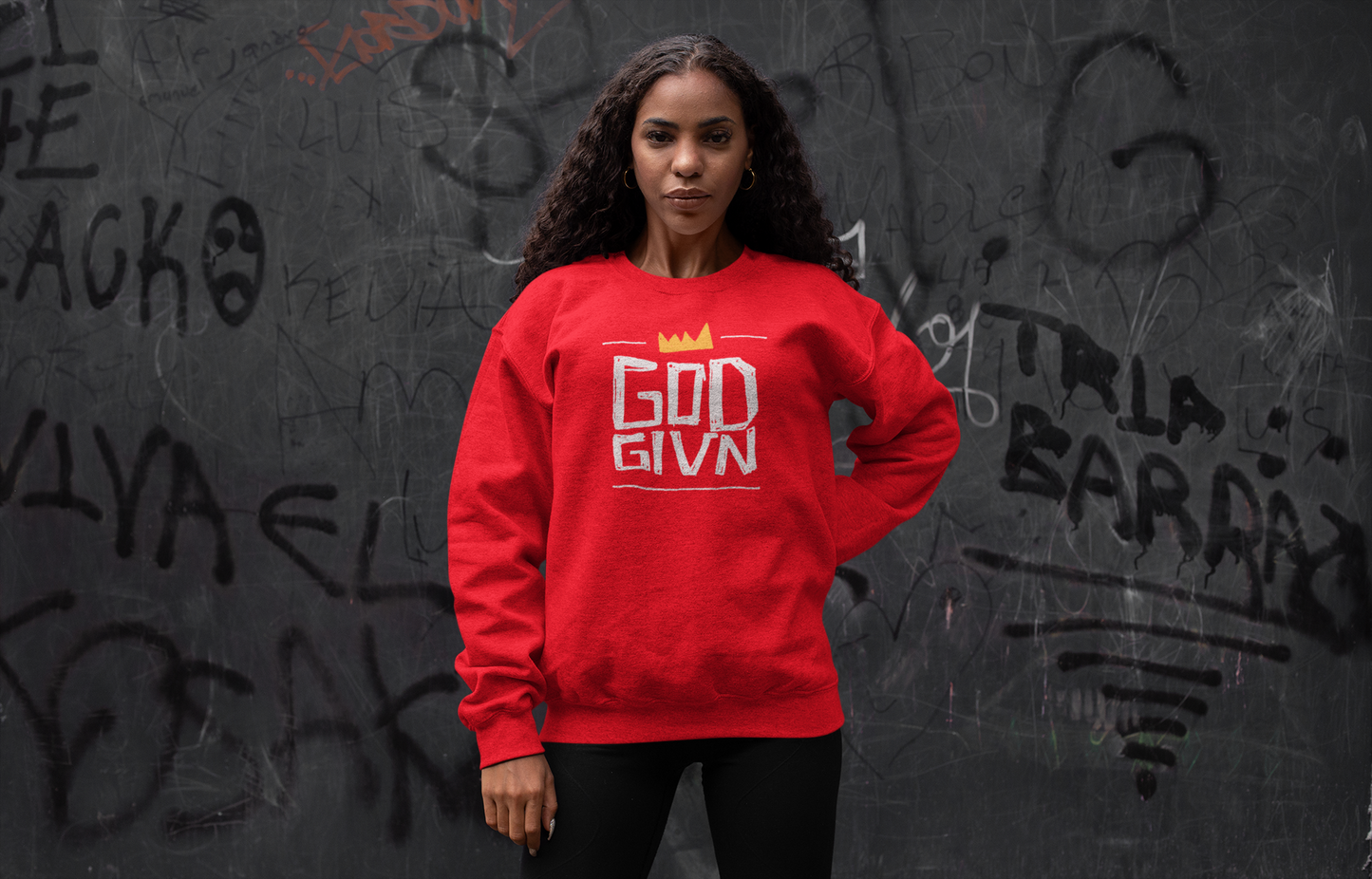 GOD GIVN - Crewneck Sweatshirt